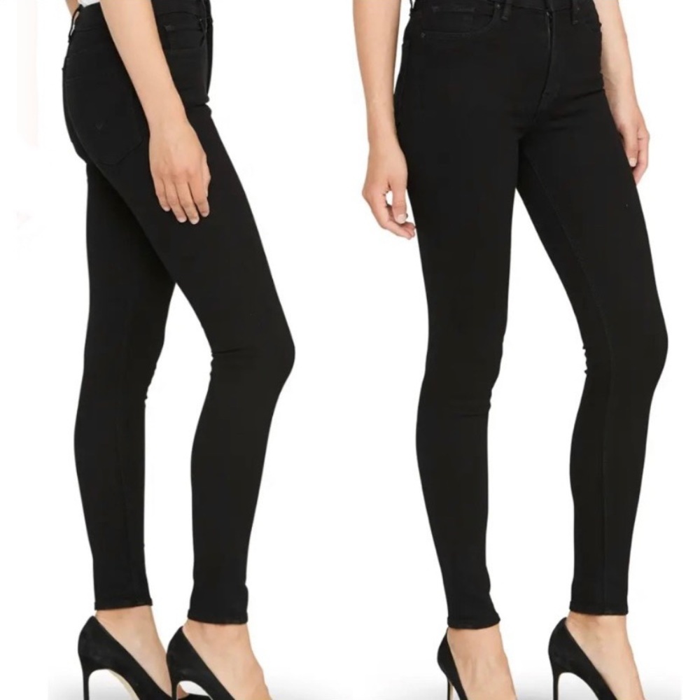 Hudson Jeans Barbara Super Skinny Black Size 27